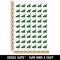 Jalapeno Hot Pepper with Seeds Temporary Tattoo Water Resistant Fake Body Art Set Collection (1 Sheet)